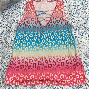 M Lisa frank type tank